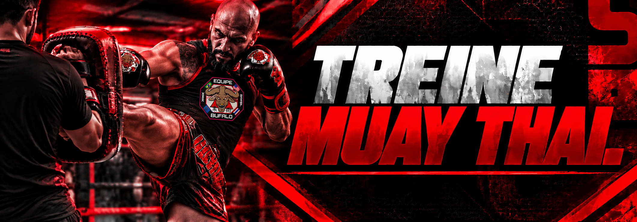 Treine Muay Thai na Equipe Búfalo