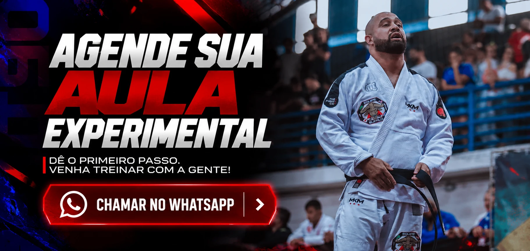 Agende sua aula experimental com a Equipe Búfalo
